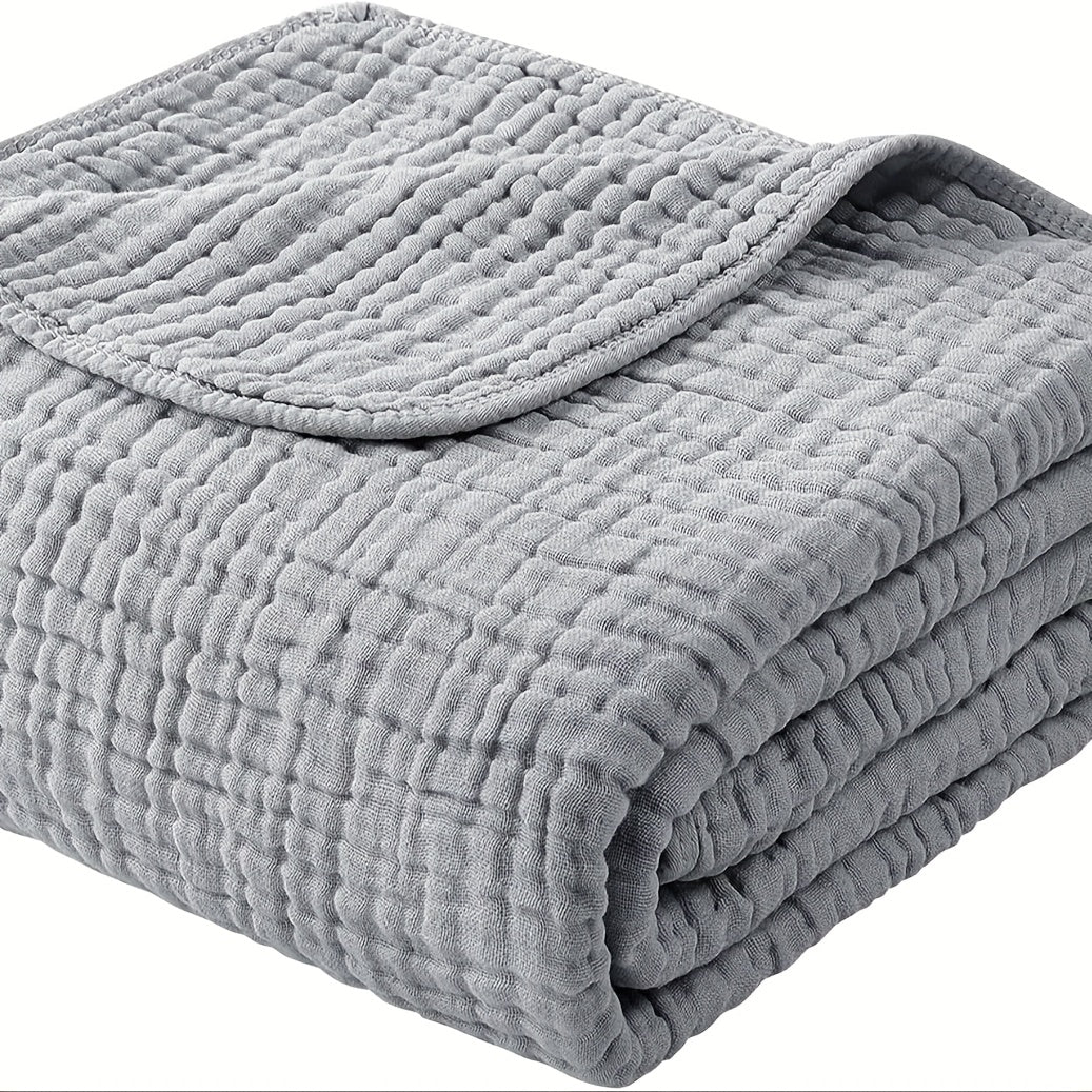 Yoofoss 100% Cotton Muslin Blanket 50\