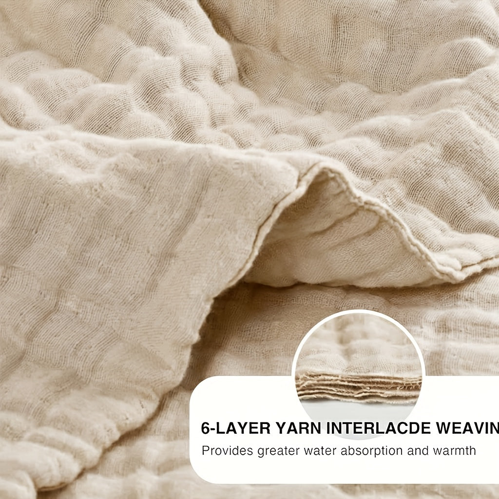 Yoofoss 100% Cotton Muslin Blanket 50\