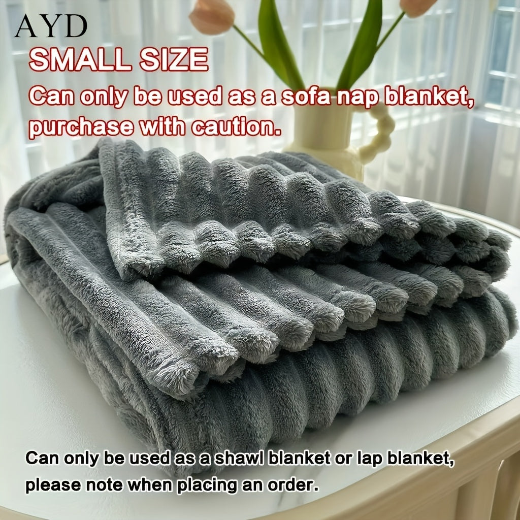 Striped Flannel Fleece Blanket Ultra-Soft, Lightweight, Suitable For Children, Throw\u002FTwin\u002FQueen\u002FKing Sizes, Multi-Color, Ldeal For BedCouch, Travel, Camping, Home Bedroom Decor, Homegoods, Cozyvibes, Room, Best Gifts For Valentine'S Day