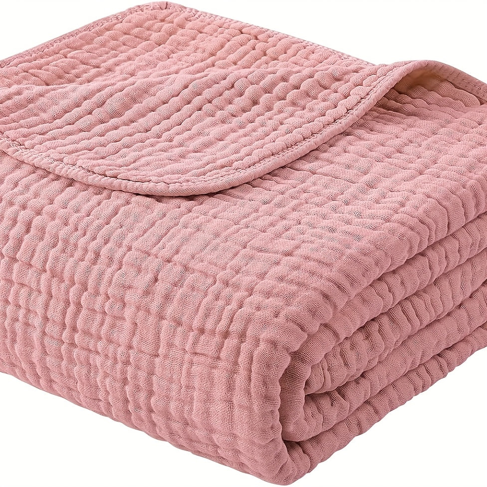 Yoofoss 100% Cotton Muslin Blanket 50\