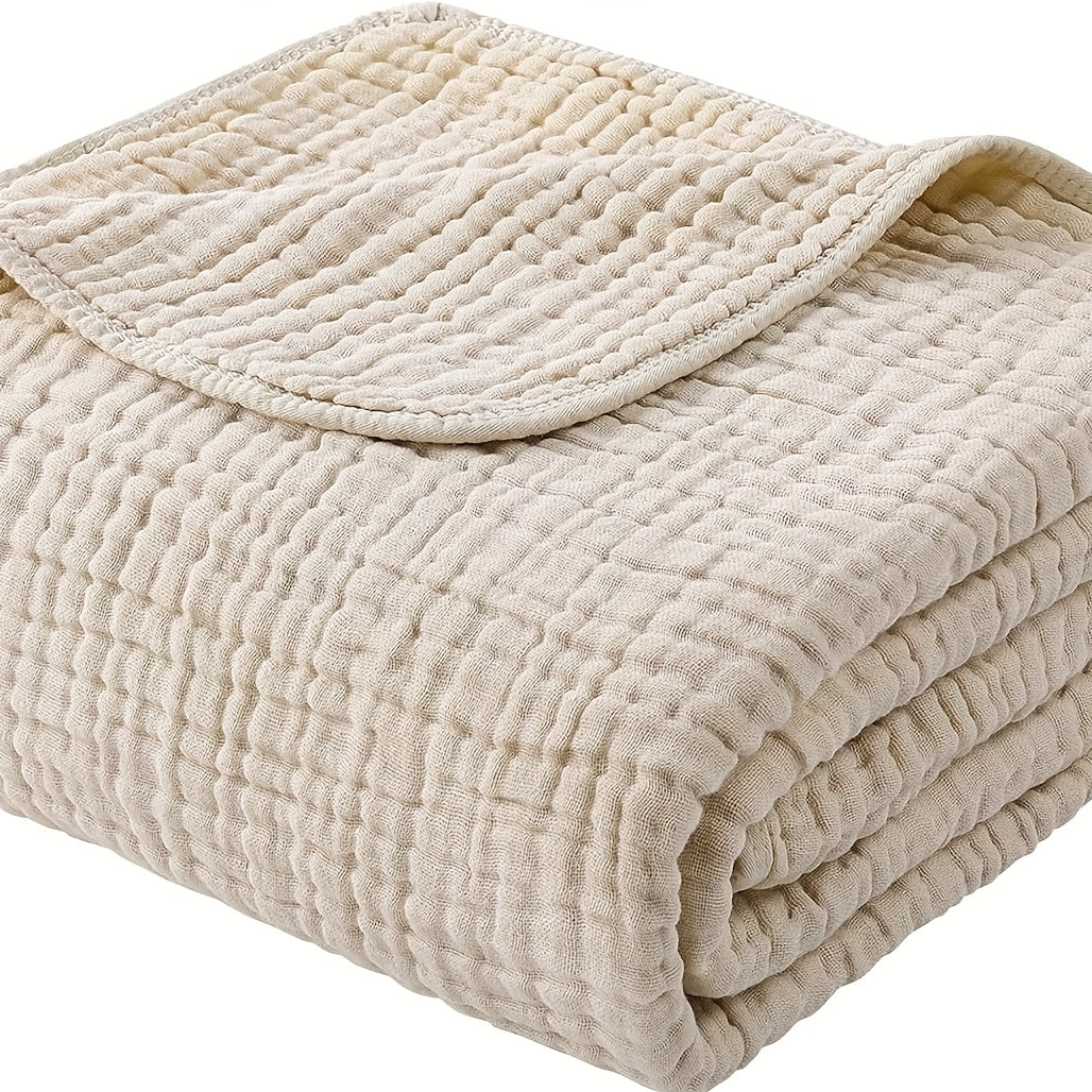 Yoofoss 100% Cotton Muslin Blanket 50\