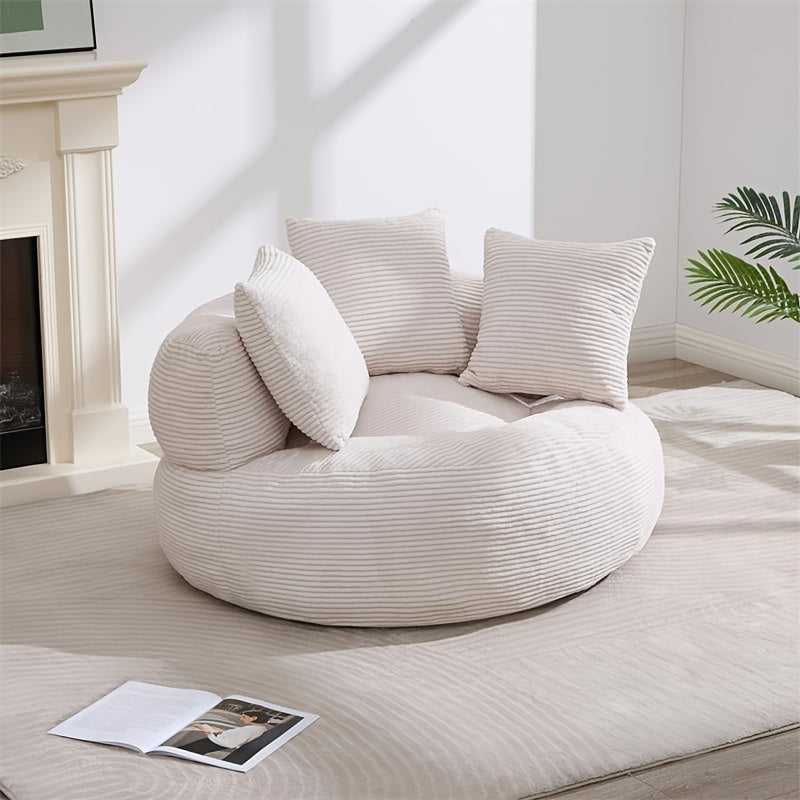 46.65-inch Round Leisure Recliner Sofa Bed -