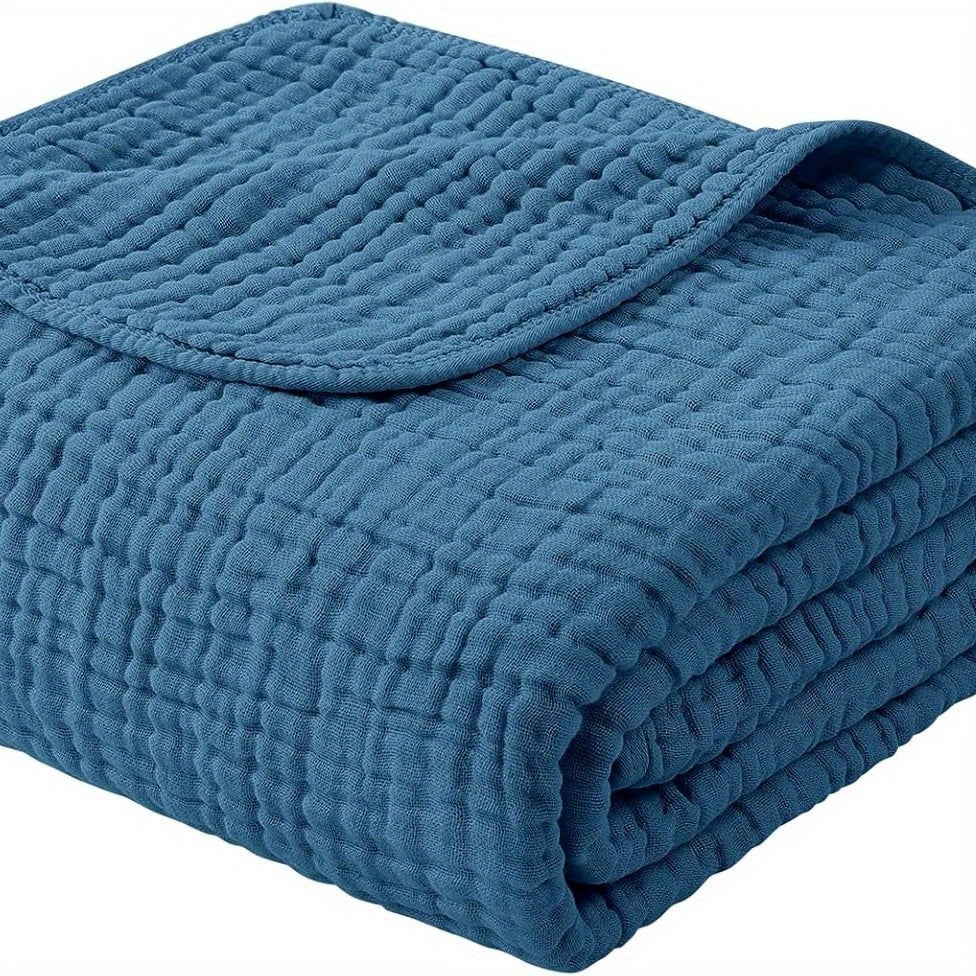 Yoofoss 100% Cotton Muslin Blanket 50\