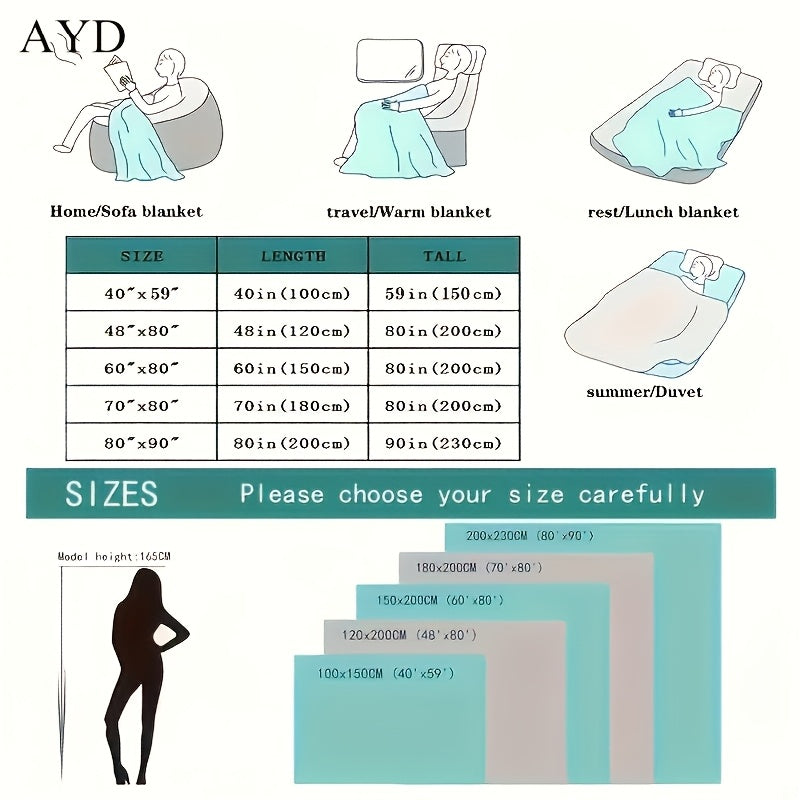 Striped Flannel Fleece Blanket Ultra-Soft, Lightweight, Suitable For Children, Throw\u002FTwin\u002FQueen\u002FKing Sizes, Multi-Color, Ldeal For BedCouch, Travel, Camping, Home Bedroom Decor, Homegoods, Cozyvibes, Room, Best Gifts For Valentine'S Day