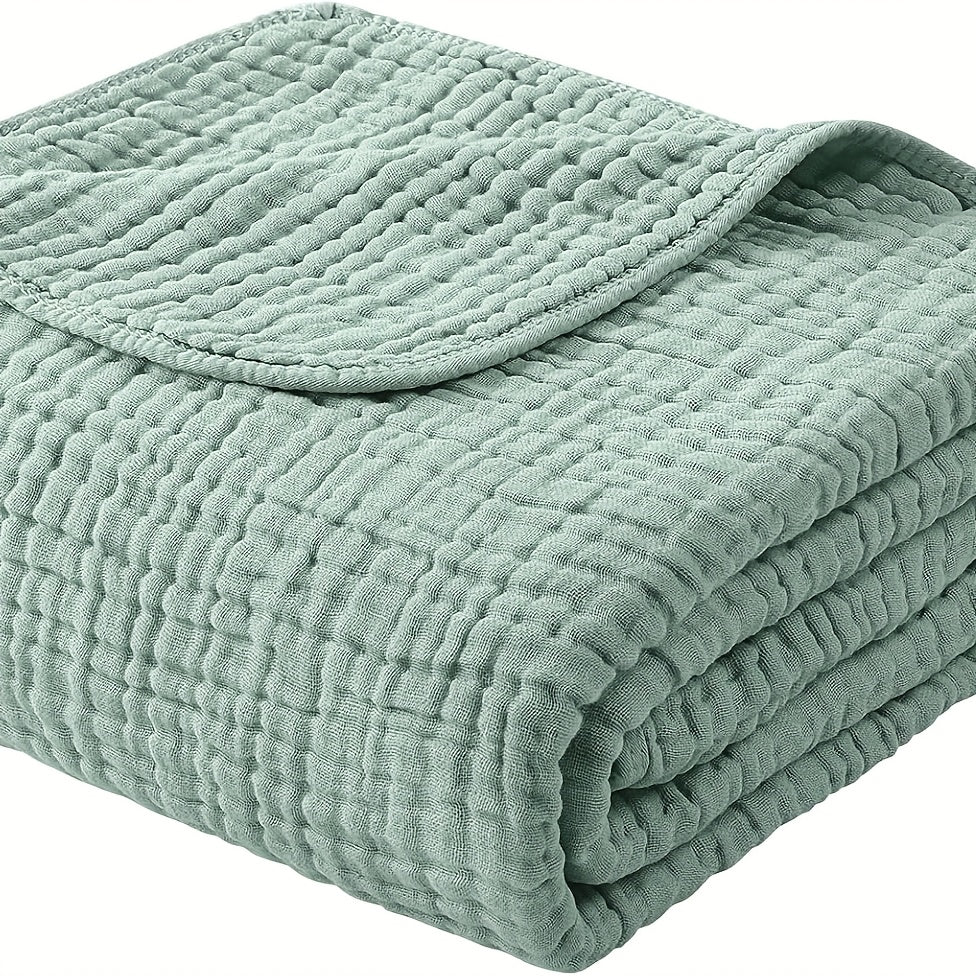 Yoofoss 100% Cotton Muslin Blanket 50\