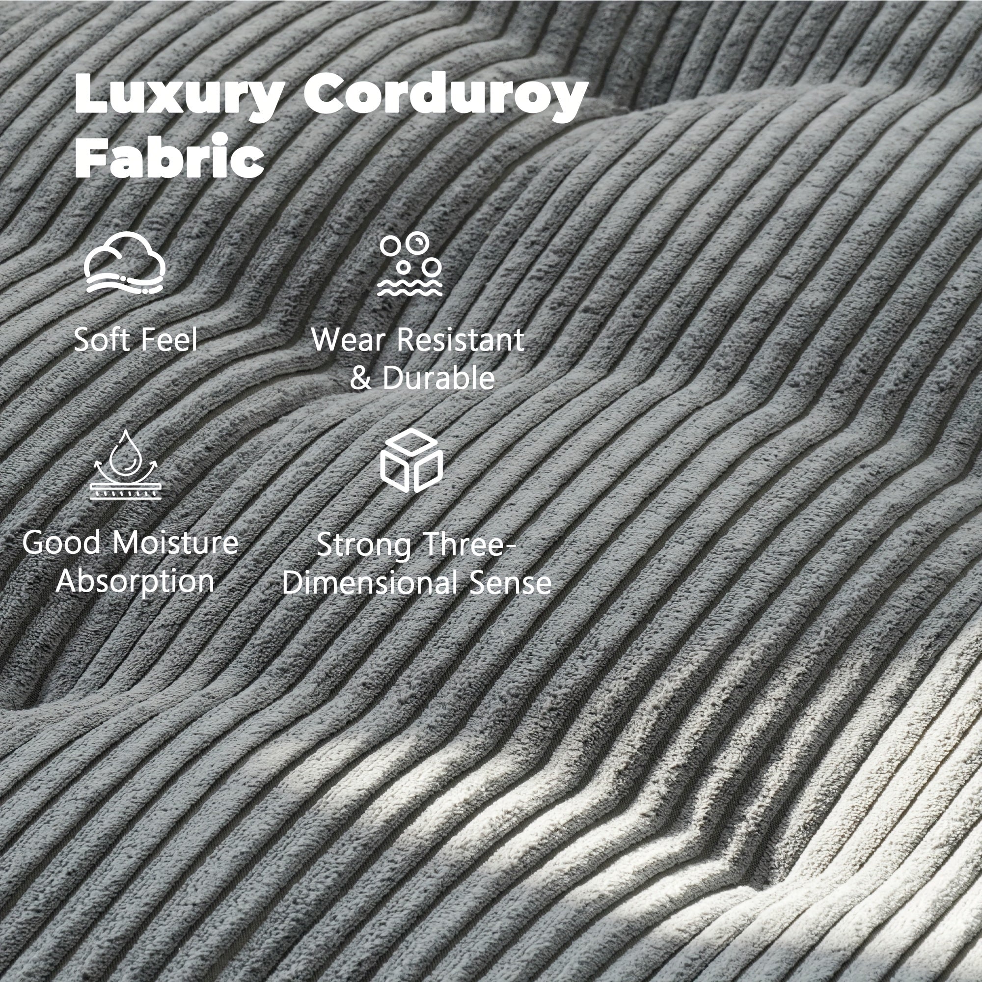 Portable Folding Sofa Bed Convertible to Bed - Modern Sleeper Chair Suitable for Adults, Space-Saving Foam-Filled Couch with Pillow, Single Size Floor Mattress, Ideal for Small Spaces, Dorms, Travel & Emergencies (No Assembly)