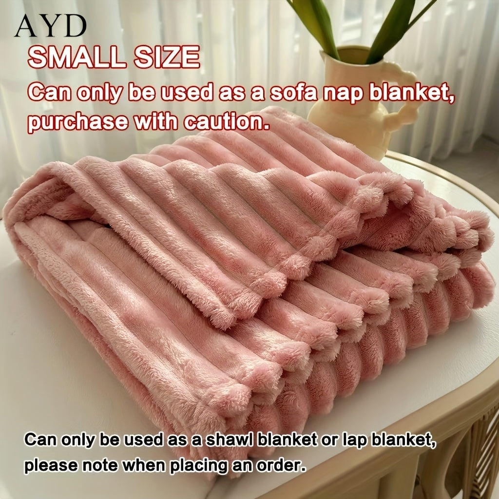 Striped Flannel Fleece Blanket Ultra-Soft, Lightweight, Suitable For Children, Throw\u002FTwin\u002FQueen\u002FKing Sizes, Multi-Color, Ldeal For BedCouch, Travel, Camping, Home Bedroom Decor, Homegoods, Cozyvibes, Room, Best Gifts For Valentine'S Day
